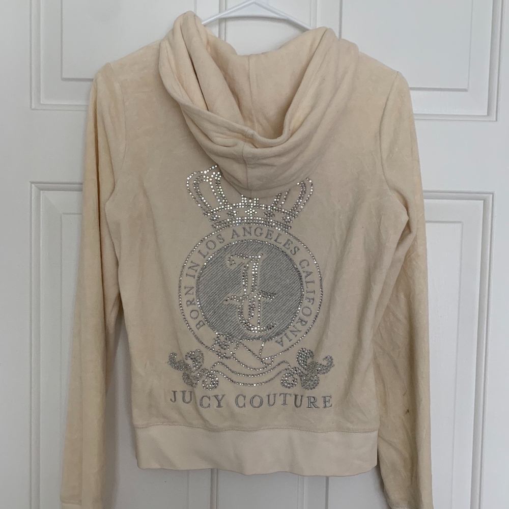 Juicy Couture Velour Zip Up Hoodie